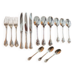 Anciens couverts christofle modle port royal 15 pices