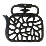 Ancien dessous de plat en fonte maille