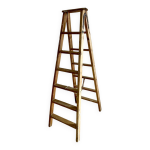 Ancien escabeau de peintre en bois