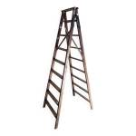 Ancien escabeau de peintre en bois