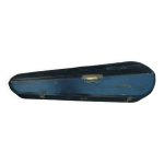 Ancien tuis bote en bois noirci pour violon ou autre