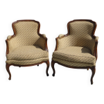 Ancien fauteuil bergère, set de 2 Ancien fauteuil bergère, set de 2