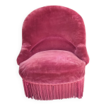 Ancien fauteuil crapaud