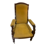 Ancien fauteuil, voltaire, col - de - cygne styl restauration