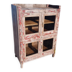 Ancien garde manger en teck birman