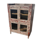 Ancien garde manger en teck birman