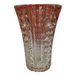 Ancien grand vase en verre haut