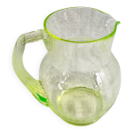 Ancien gros pichet carafe pot broc � eau en ouraline