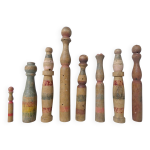 Ancien jeu de quilles en bois