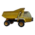 Ancien jouet en tle camion benne basculante joustra goliath collector autophile