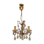 Ancien lustre  pampilles baroque