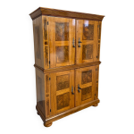 Ancien meuble commode art dco 19 eme biedermeier noyer serrures forg