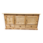 Ancien meuble de mtier 3 tiroirs et 3 portes