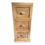 Ancien meuble de notaire  3 grands tiroirs