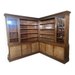 Ancien meuble de pharmacie en angle