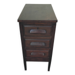 Ancien meuble a tiroir bois massif classeur metier