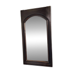 Ancien miroir décoratif encadrement bois de chêne massif mouluré art vintage Ancien miroir décoratif encadrement bois de chêne massif mouluré art vintage