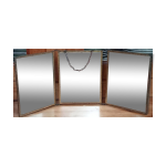 Ancien miroir triptyque