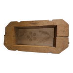 Ancien moule a beurre bois