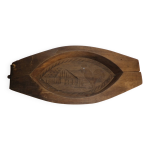 Ancien moule a beurre en bois