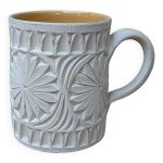 Ancien mug en terre cuite intérieur vernissé Ancien mug en terre cuite intérieur vernissé