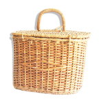 Ancien panier de pche en osier