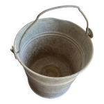 Ancien petit seau acier galvanis