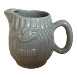 Ancien pichet pernod en fa�ence grise