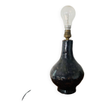 Ancien pied de lampe en terre cuite maille