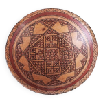 Ancien plat ideqqi kabyle terre cuite