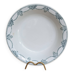 Ancien plat de service creux en cramique moulin des loups & hamage modle graciela