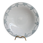 Ancien plat de service rond en cramique moulin des loups & hamage modle graciela