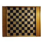 Ancien plateau de jeu de dames et d'échecs en bois Ancien plateau de jeu de dames et d'échecs en bois