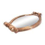 Ancien plateau miroir art deco