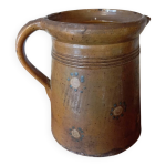 Ancien pot, pichet soufflenheim, fin 19ème siècle Ancien pot, pichet soufflenheim, fin 19ème siècle