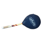 Ancien raquette tennis la hutte bois + croix & housse protection