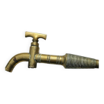 Ancien robinet de fût en bronze Ancien robinet de fût en bronze