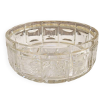 Ancien saladier en cristal taill