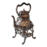 Ancien samovar fontaine  th en mtal argent