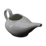 Ancien saucier en faence blanche