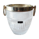 Ancien seau  champagne en cristal