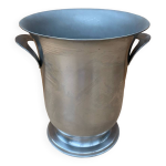 Ancien seau a glace champagne jean couzon inox france vintage #b616