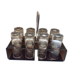 Ancien service  shot vodka alcool apritif annes 70