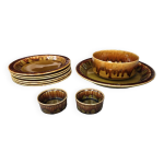 Ancien service vaisselle  fondue gien