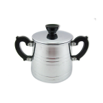 Ancien sucrier en cuivre chrom� - menesa france - vintage ann�es 40