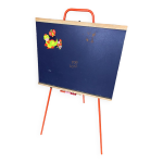 Ancien tableau colier tube orange pliable