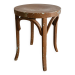 Ancien tabouret type bistrot en bois Ancien tabouret type bistrot en bois
