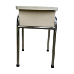 Ancien tabouret coffre  cirage