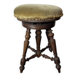 Ancien tabouret de piano r�glable
