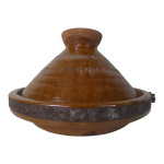 Ancien tajine en terre cuite vernissée Ancien tajine en terre cuite vernissée